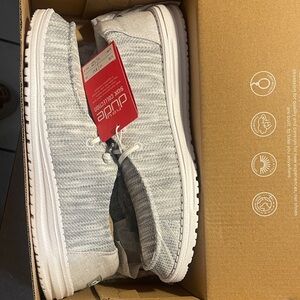 Hey Dude Light Gray Women's Sneakers